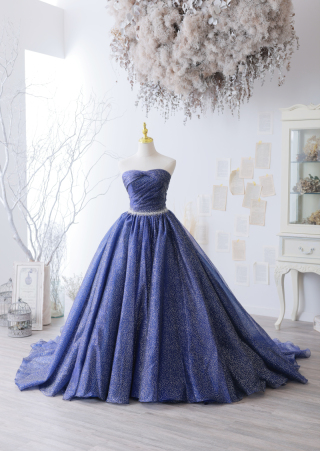 ブルーのドレスのご紹介♪