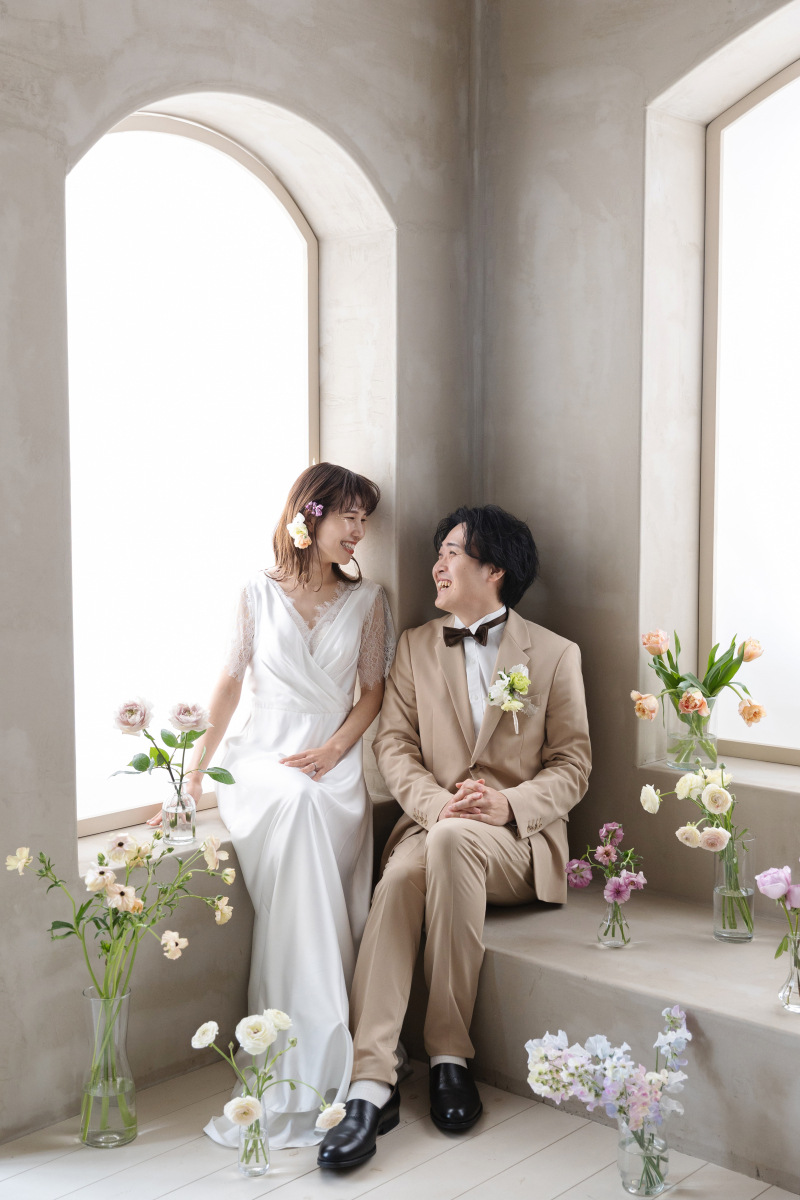 お花でいっぱい♡ウエディングフォト！