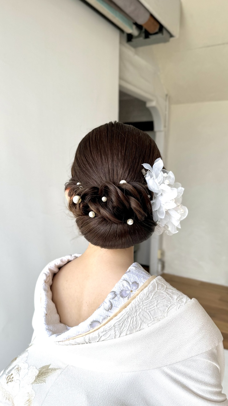 おしゃれ花嫁様の前撮りヘア♪