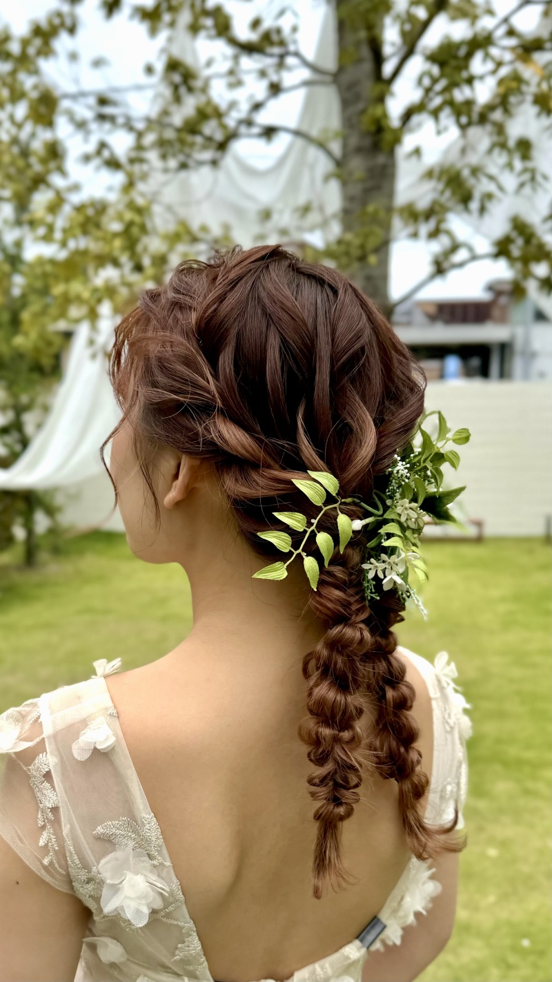 おしゃれ花嫁様の前撮りヘア♪