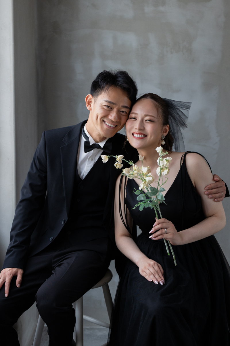 ★ブラックで映えるフォトウェディング★