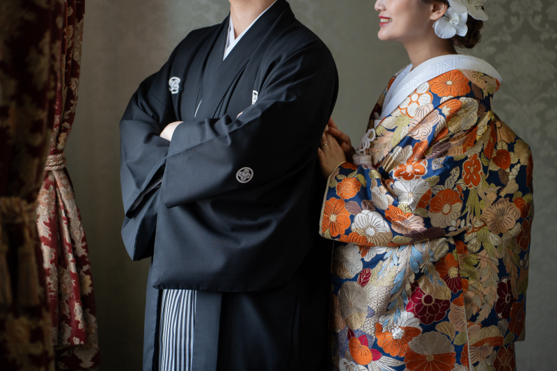 洋館で和装撮影