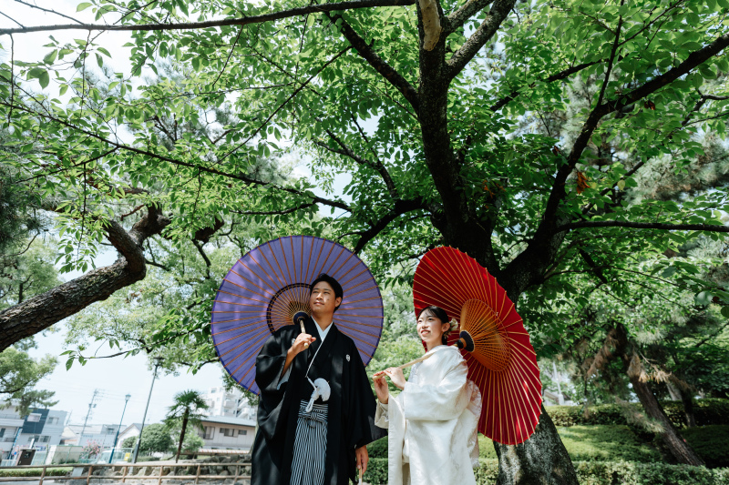 桐蔭茶席での和装前撮り