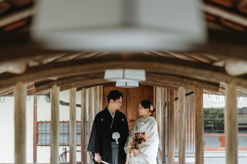 庭園と桜