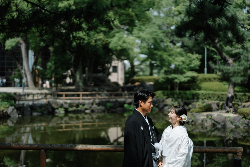 桐蔭茶席での和装前撮り