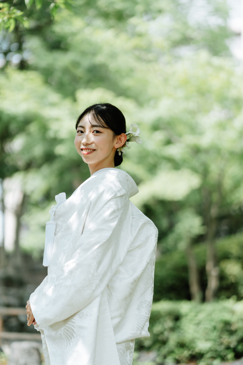 桐蔭茶席での和装前撮り