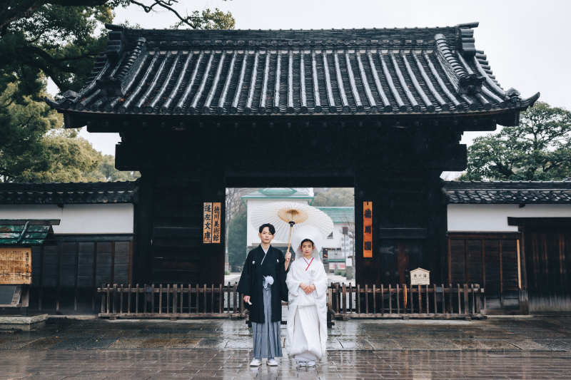 名古屋の徳川園_催花雨の中で