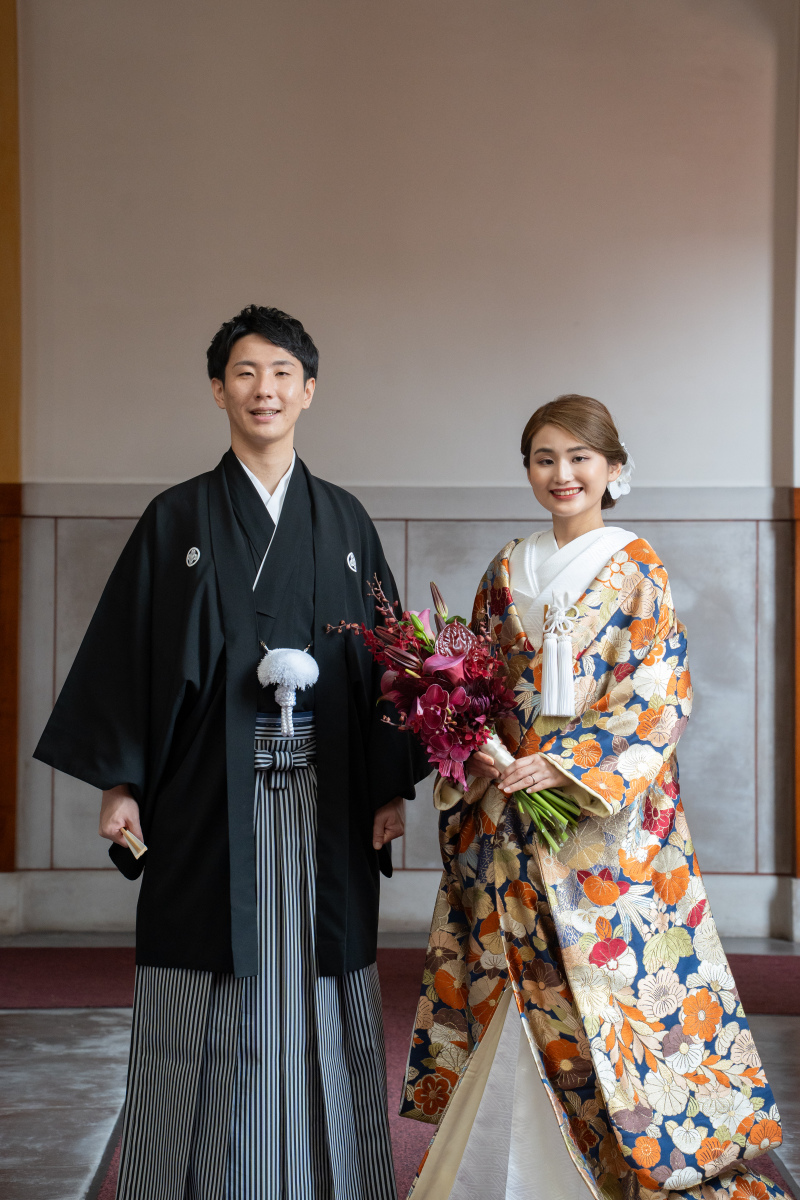 洋館で和装撮影