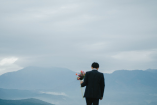 生花セレモニー「曇り時々雨」
