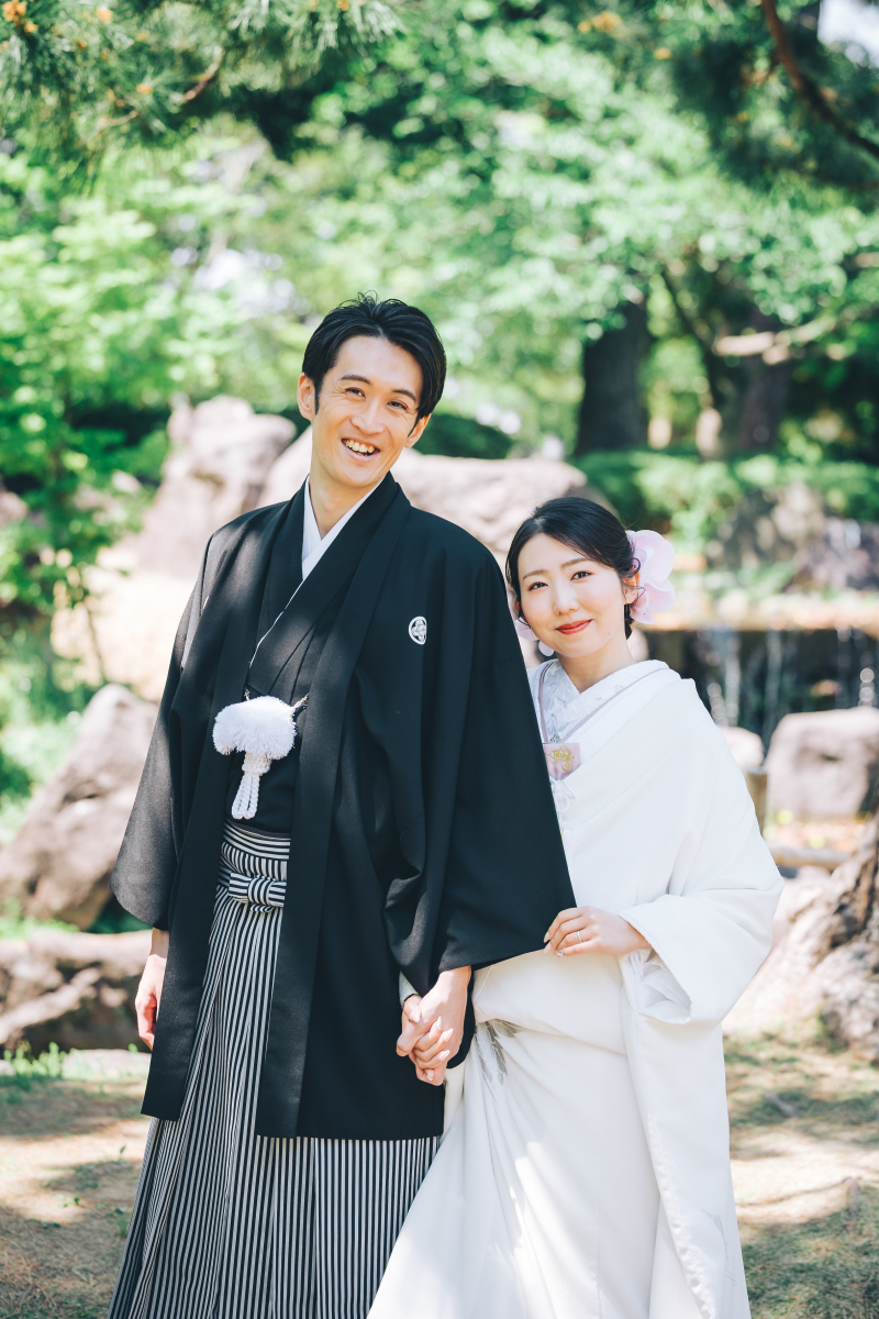 季節のお花と歴史的建造物で素敵な前撮りを