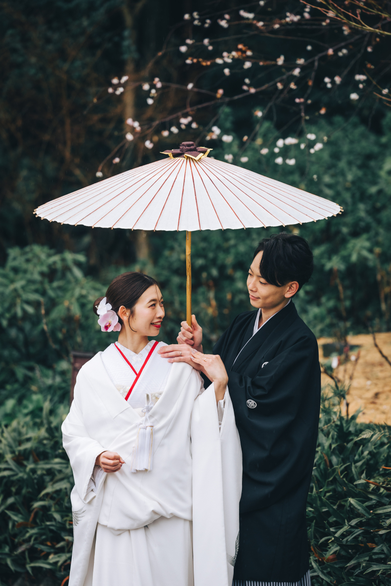 名古屋の徳川園_催花雨の中で