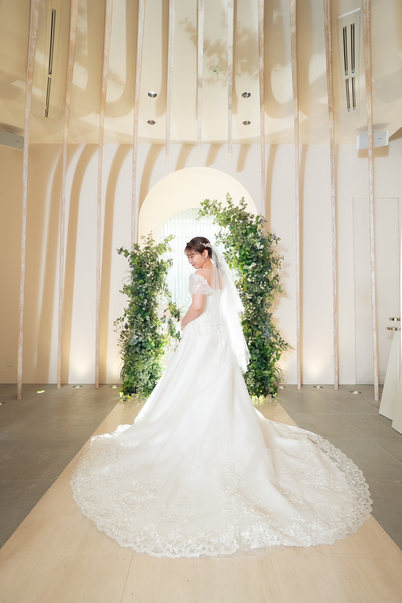 チャペルでセレモニー大切な家族と一緒に