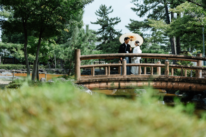 桐蔭茶席での和装前撮り