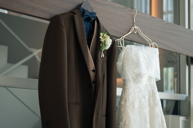 チャペルでセレモニー大切な家族と一緒に