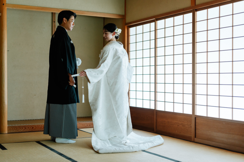 桐蔭茶席での和装前撮り