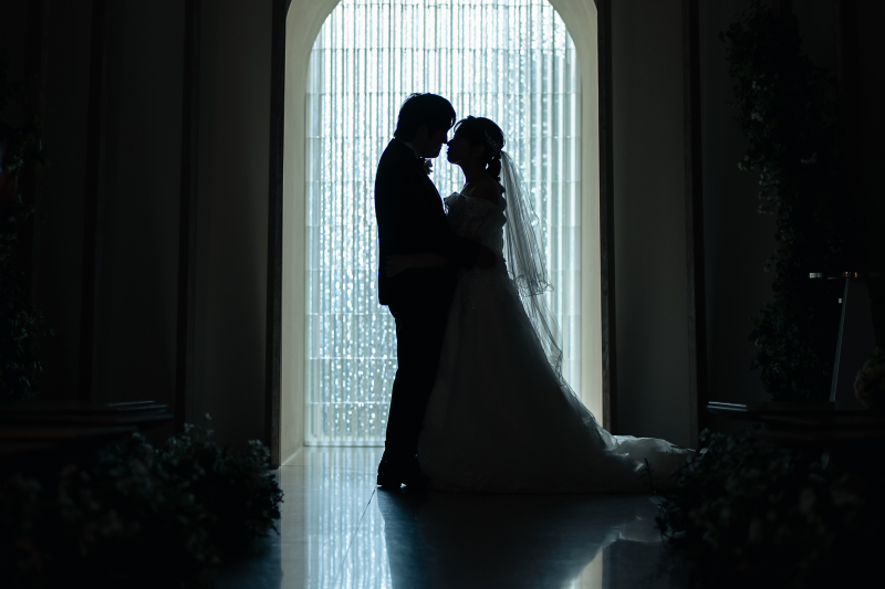 チャペルでセレモニー大切な家族と一緒に