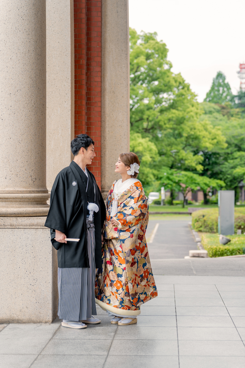 洋館で和装撮影