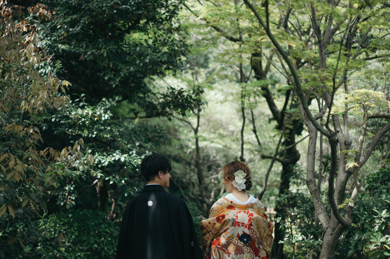 新緑と和室