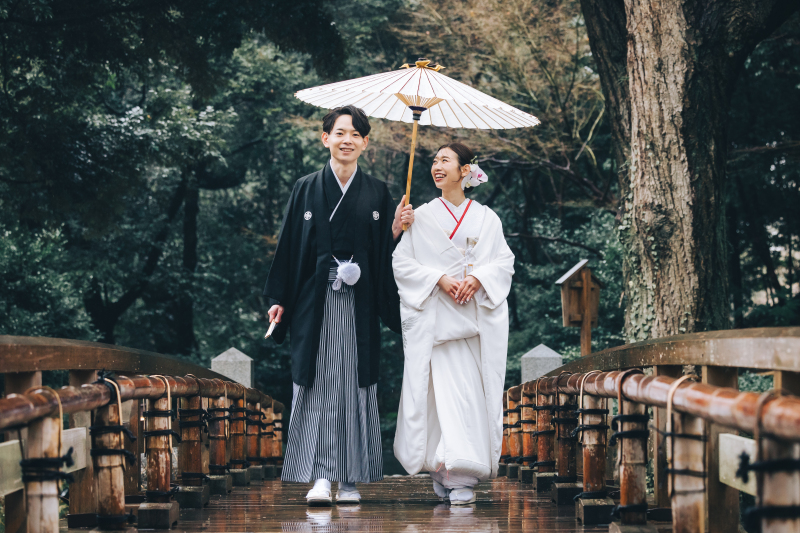 名古屋の徳川園_催花雨の中で