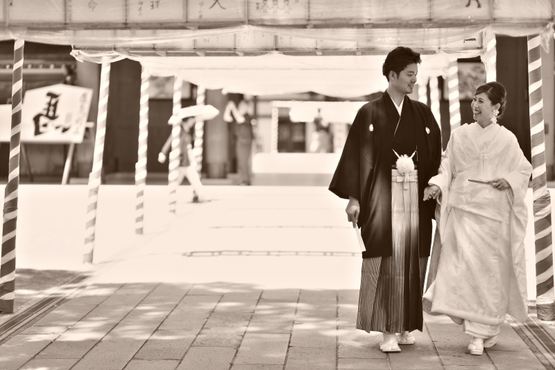 神社で前撮り