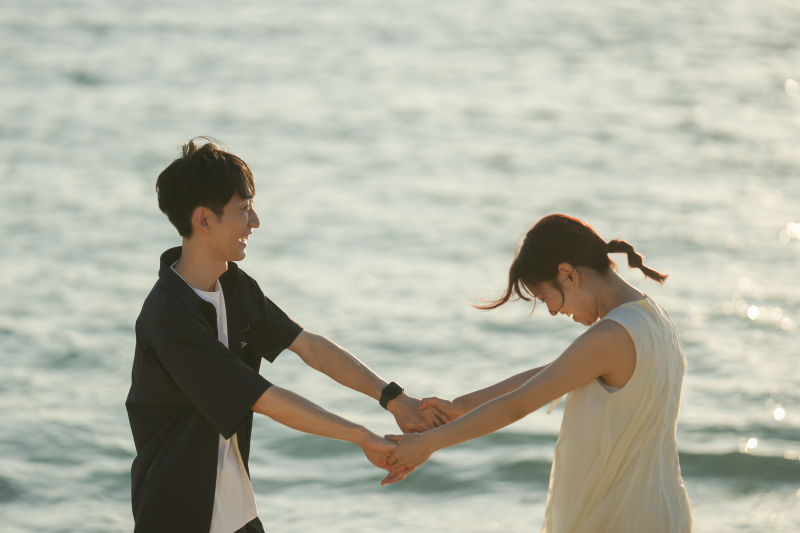 私服でカジュアルに