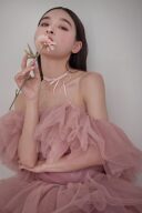 華やかでお洒落なチュールドレスご紹介