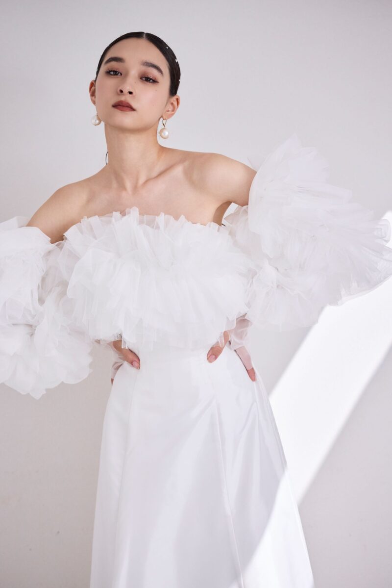 【aim東京原宿店】シルエットがおしゃれなウェディングドレスのご紹介！