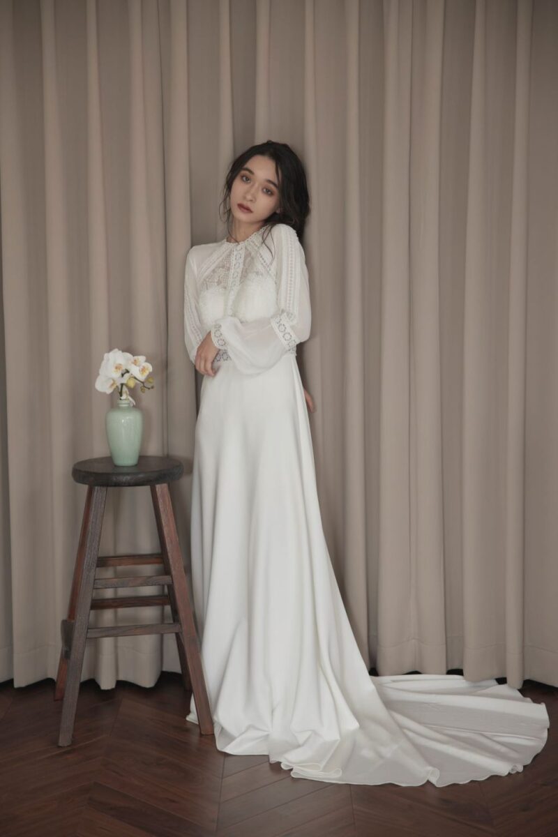 洗練されたデザインが魅力的 個性派ウェディングドレスを紹介