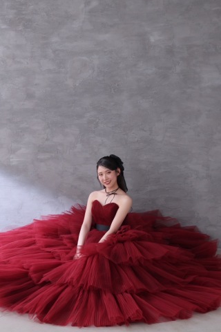 【aim東京原宿店】新作ボルドードレス 実際に着てみたお客様の反応は、、、？