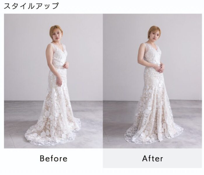 瞬時に美しく見える角度やポージングを判断します。