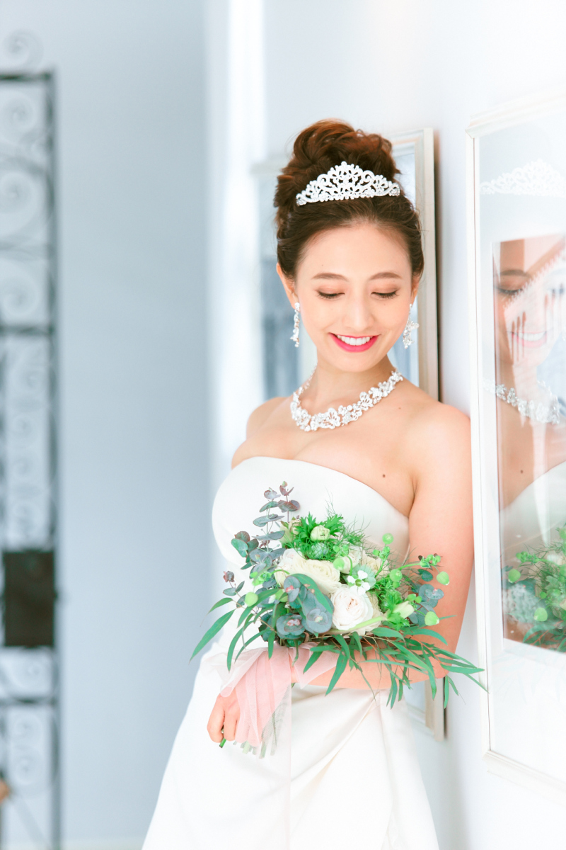 花嫁 髪型 クラシカル ボブ