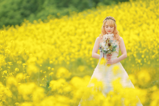 GW！ 菜の花ロケwedding