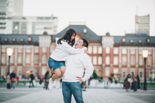 東京駅*私服撮影(エンゲージメント)