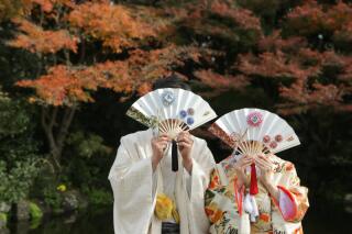 お顔隠しショット♪和装編