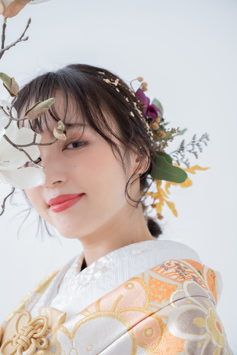 お顔隠しショット♪ドレス編