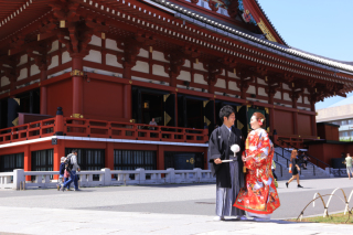 <都内最古>のお寺と人力車☆