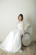 【白い車椅子で結婚式】ウェディングフォト・結婚式