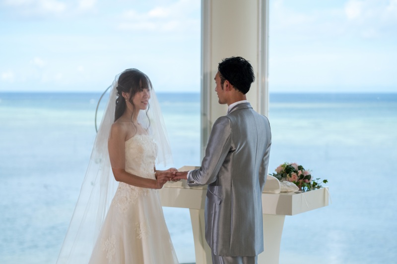 結婚式の代わりの記念に「チャペルセレモニーフォト」②