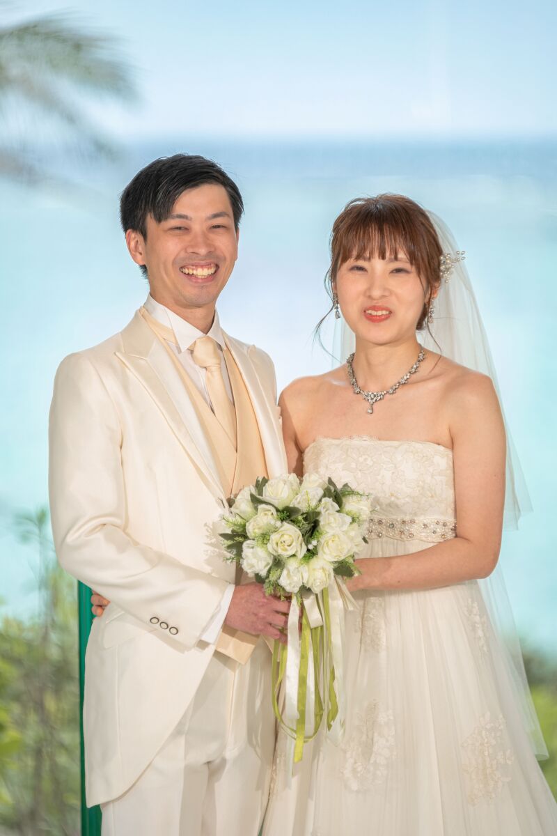 「まるで結婚式のようなチャペルセレモニーフォト」★ムーンビーチ編★