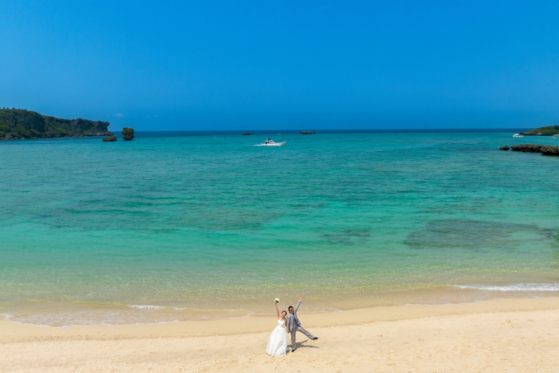 1月撮影まで毎月5組限定　50000円【ドローン写真付★おんなそんビーチフォト】