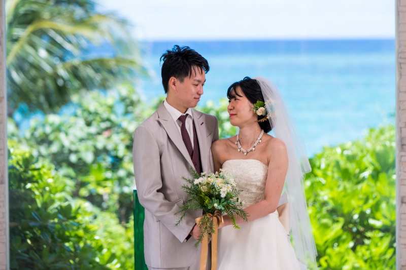 お客様の撮影レポート【ムーンビーチ＆チャペルプレミアムフォト】★結婚記念