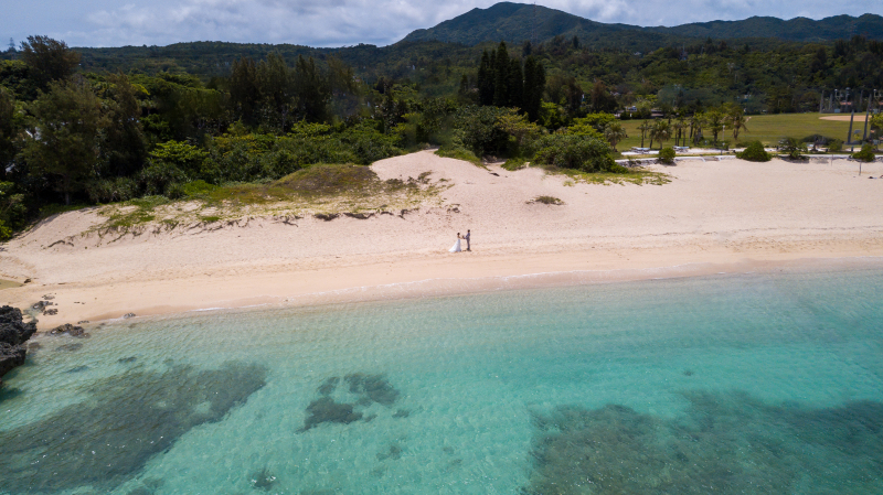 お客様の撮影レポート【おんなそんビーチフォトアルバムパッケージ】★前撮り