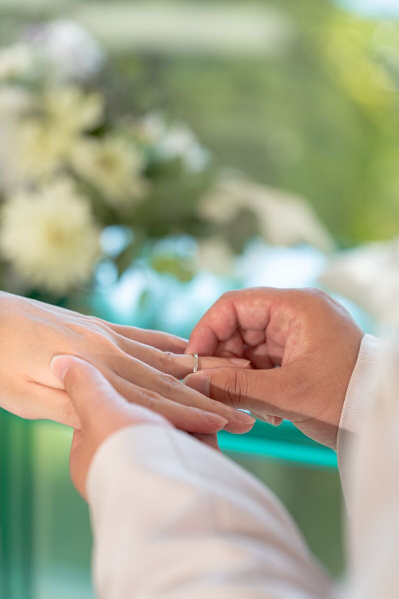 「まるで結婚式のようなチャペルセレモニーフォト」★ムーンビーチ編★