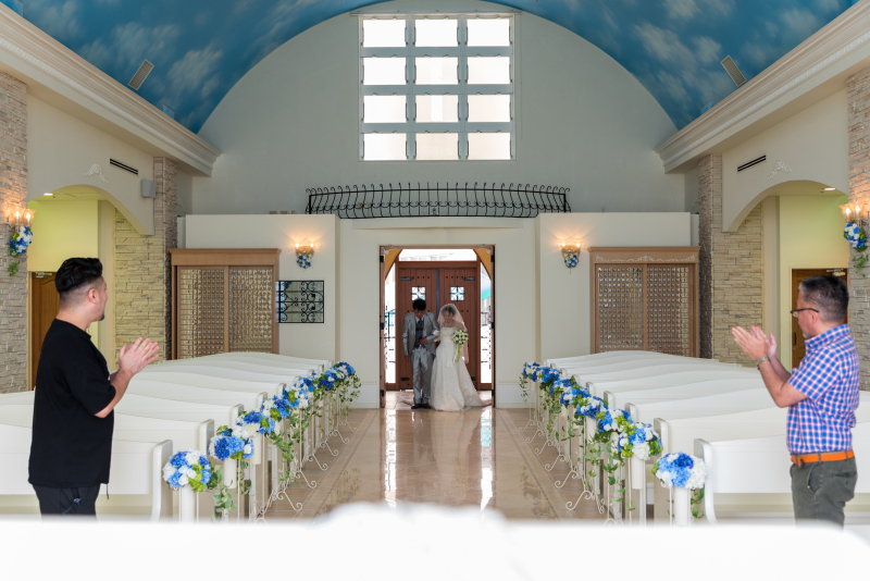 お客様の撮影レポート【リザンシーパーク＆チャペルプレミアムフォト】★ドローン撮影