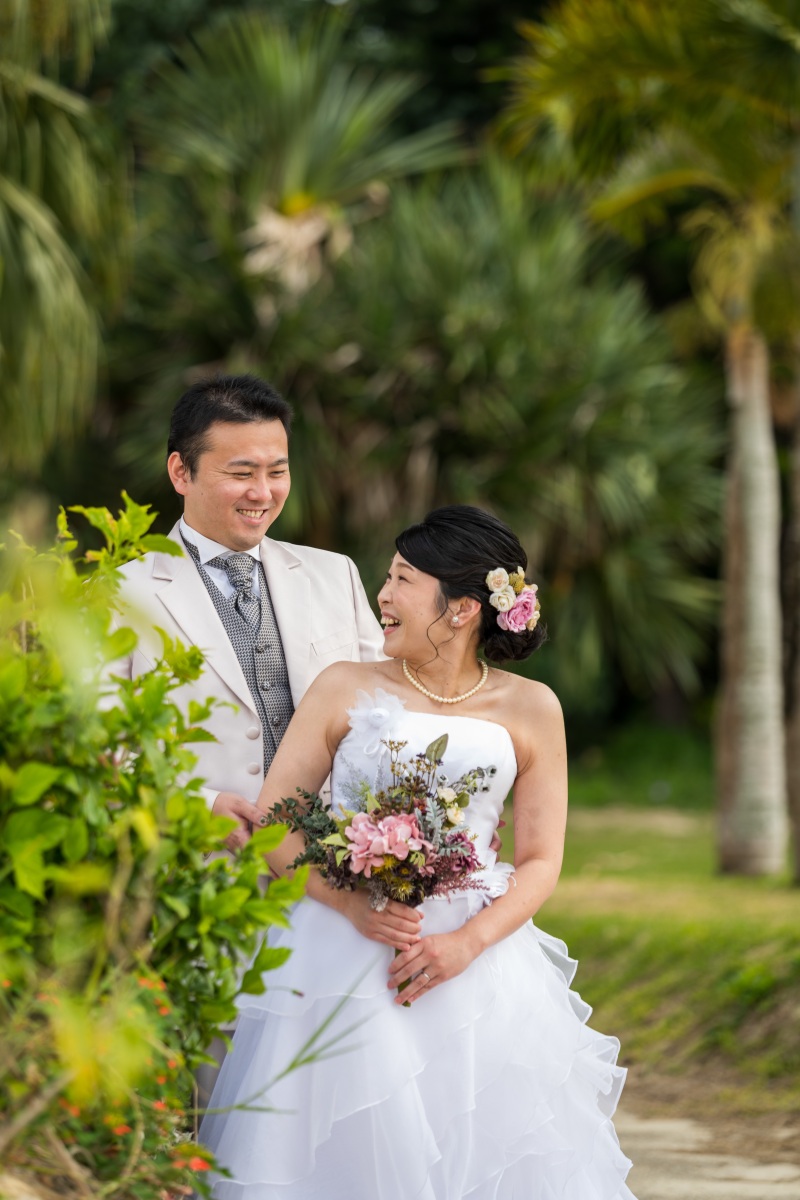 お客様の撮影レポート【おんなそんビーチフォトアルバムパッケージ】★結婚記念