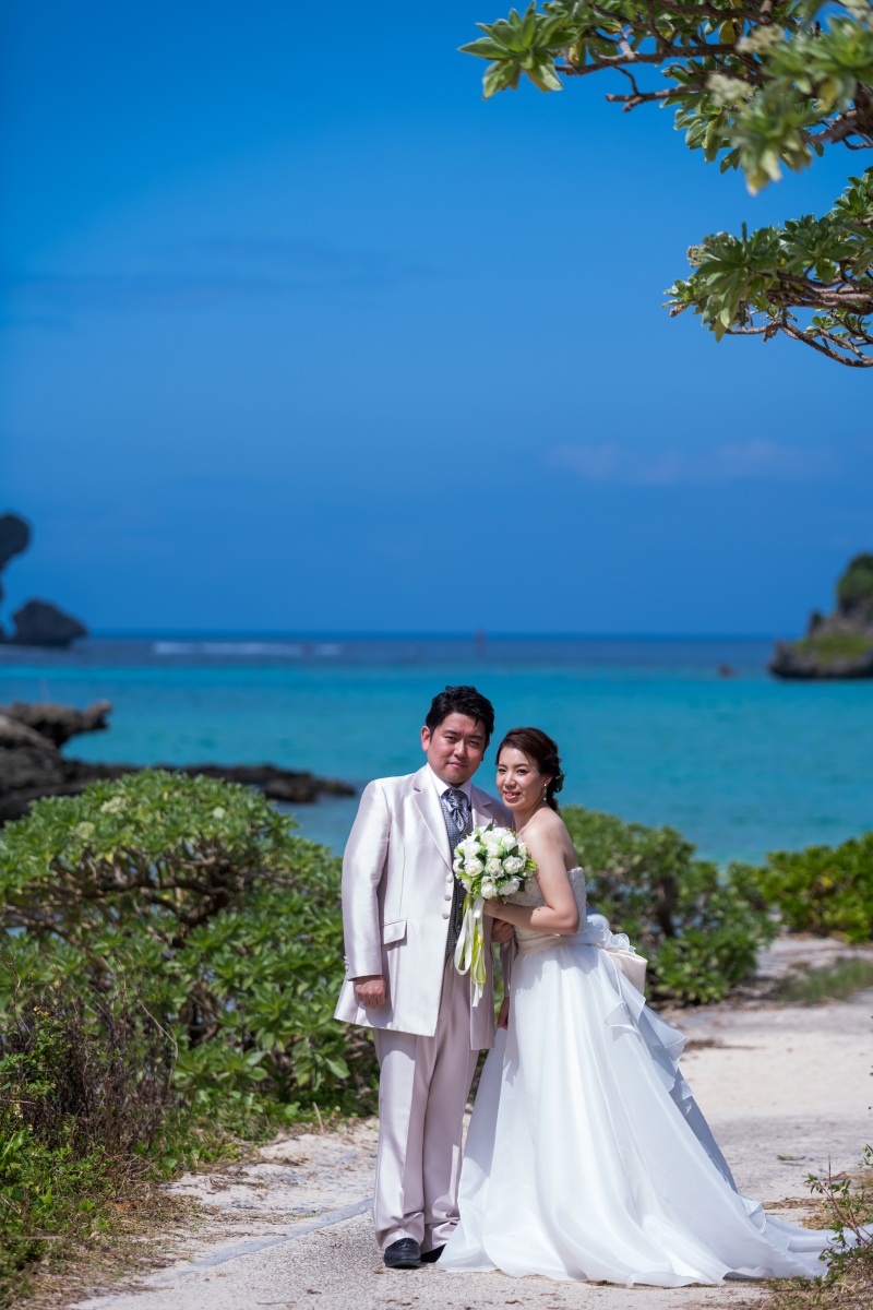 お客様の撮影レポート【おんなそんビーチフォトアルバムパッケージ】★結婚記念