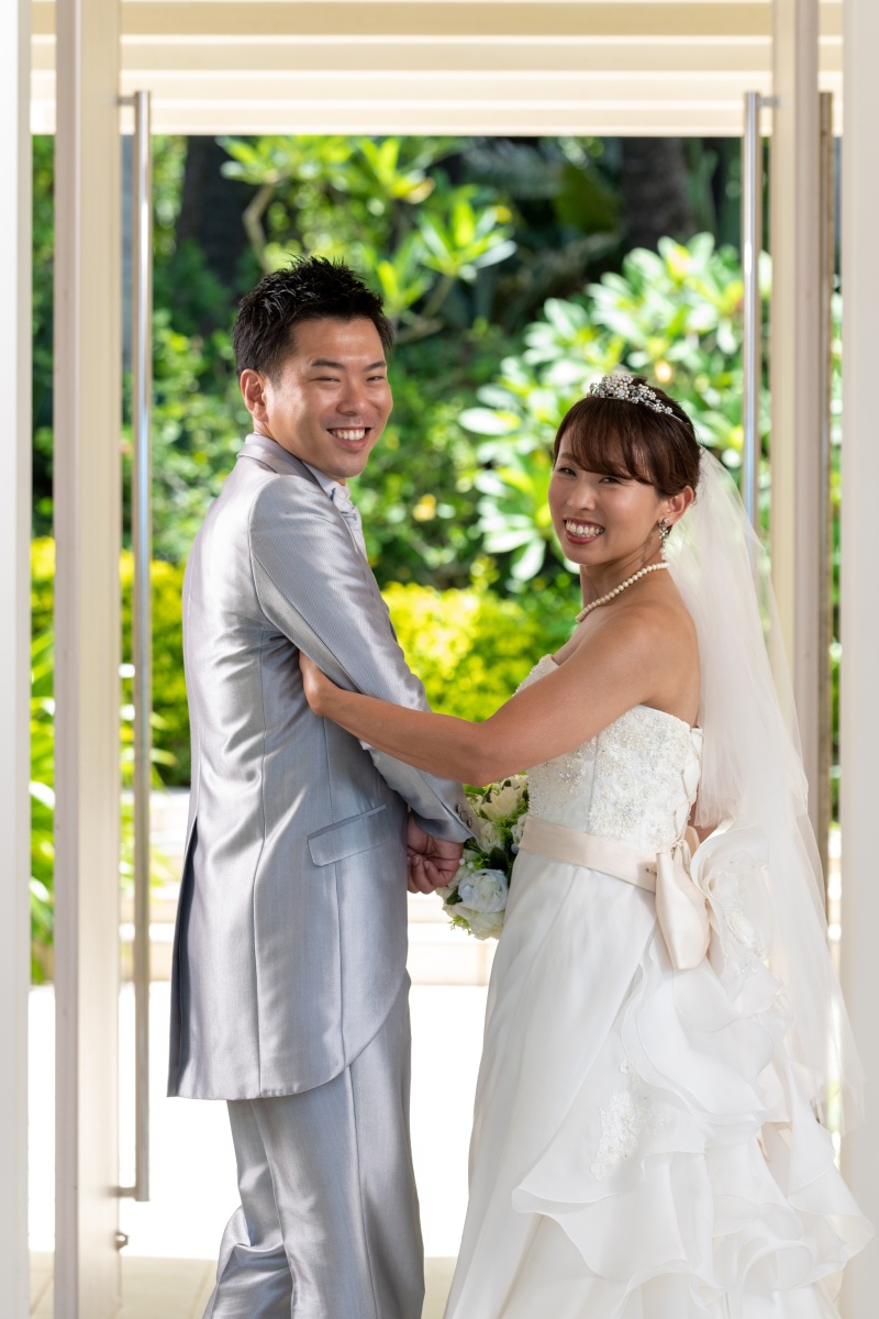 結婚式の代わりの記念に「チャペルセレモニーフォト」★ムーンビーチ編