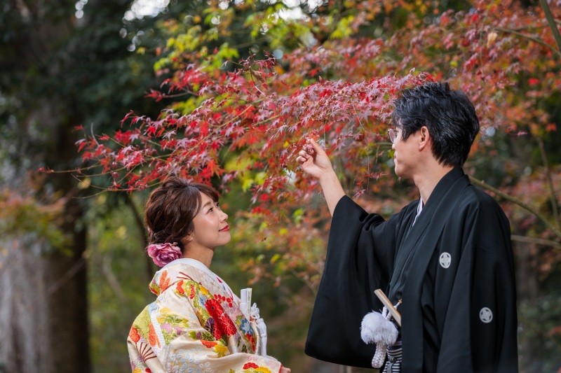 おすすめ贅沢プラン【ドレスでビーチフォト@沖縄＋和装@京都下鴨神社】