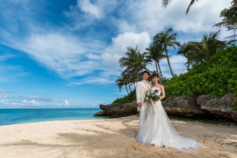 「結婚式のようなチャペルセレモニーフォト」★ムーンビーチ編