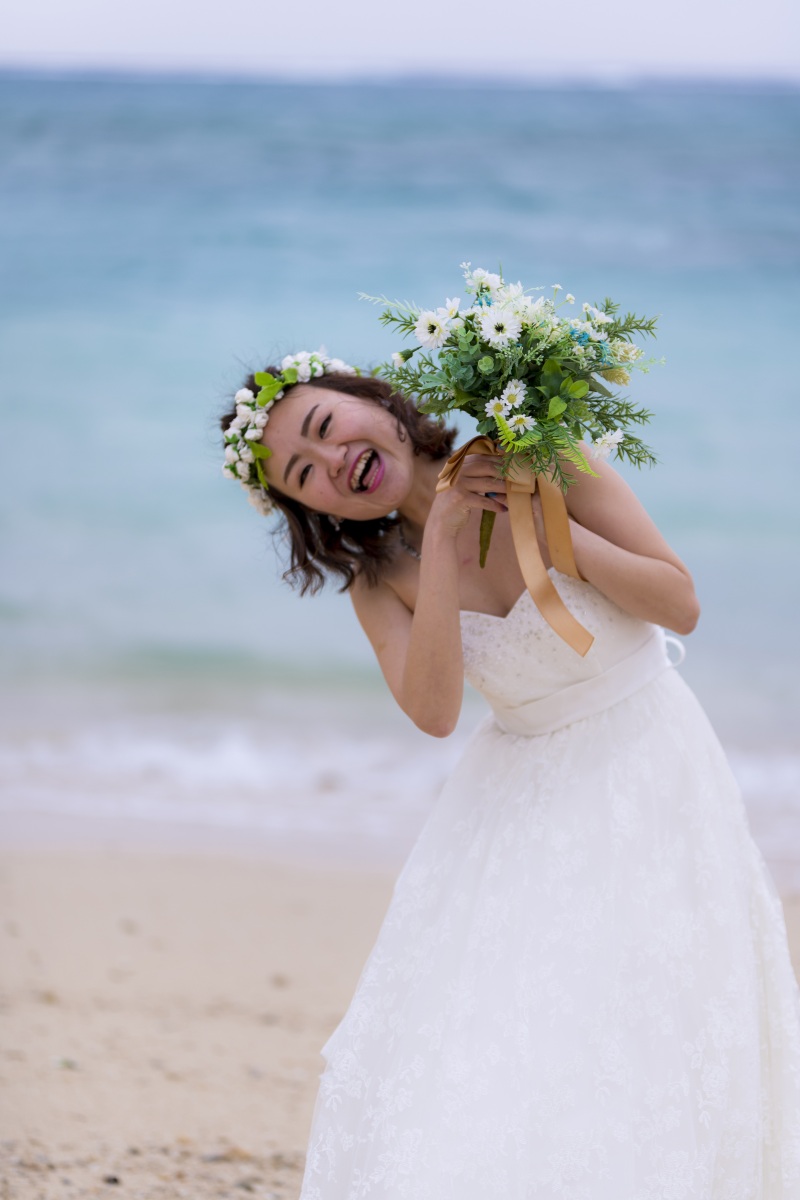 お客様の撮影レポート【おんなそんビーチフォトアルバムパッケージ】